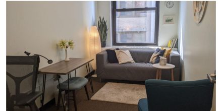 (#1) Bright Quiet office in Tribeca (Monthly/day only)